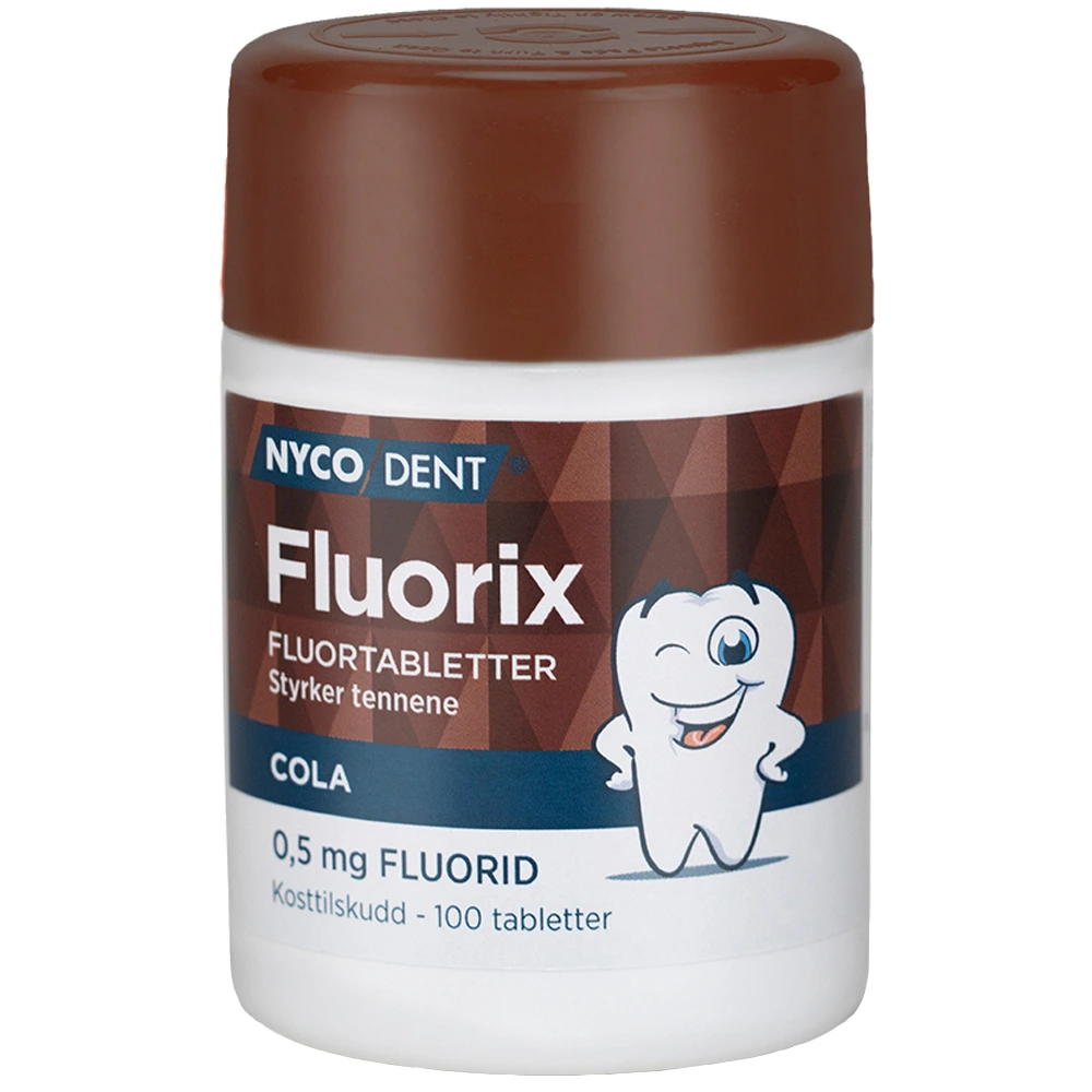 Nycodent fluorix sugetab med colasmak 0,5 mg