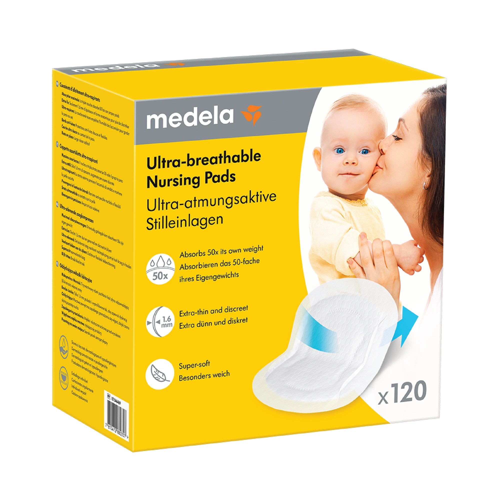 Medela ultrapustende ammeinnlegg 120 stk