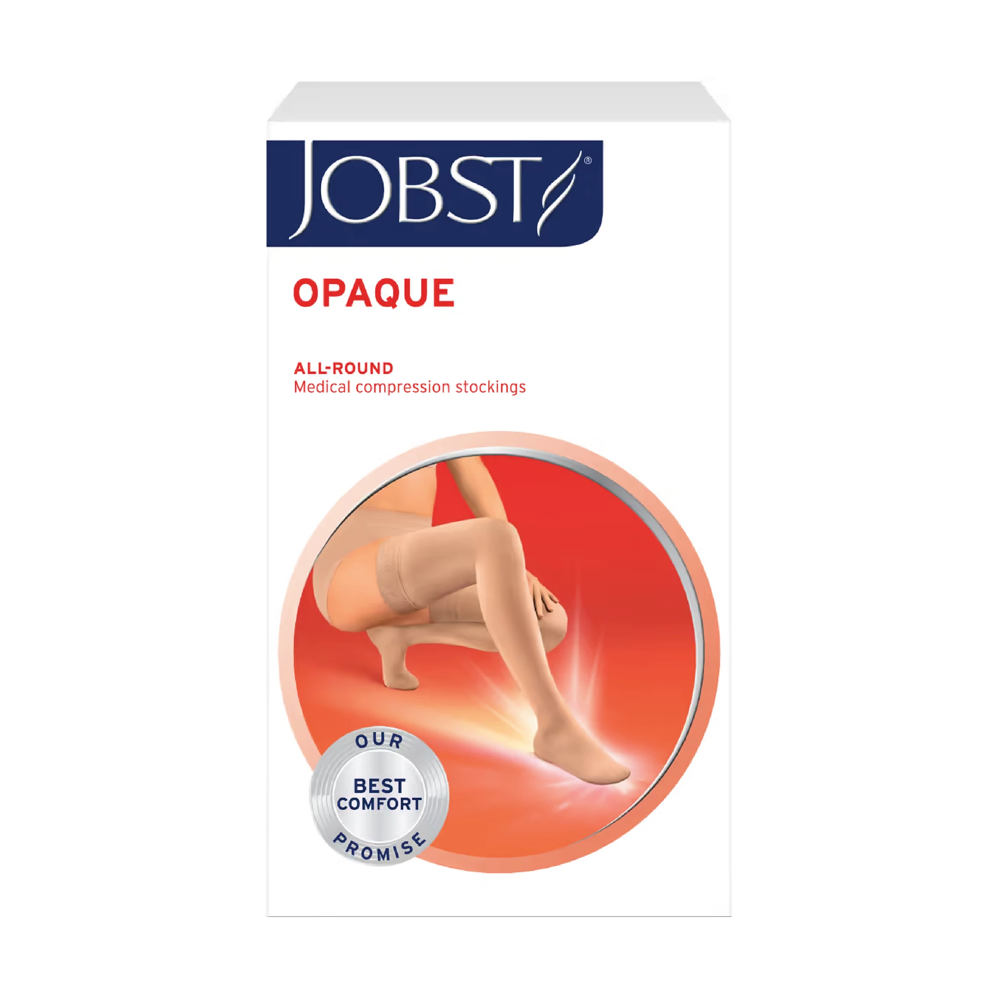 Jobst Opaque klasse 2 lårstrømpe sort str S 1 par