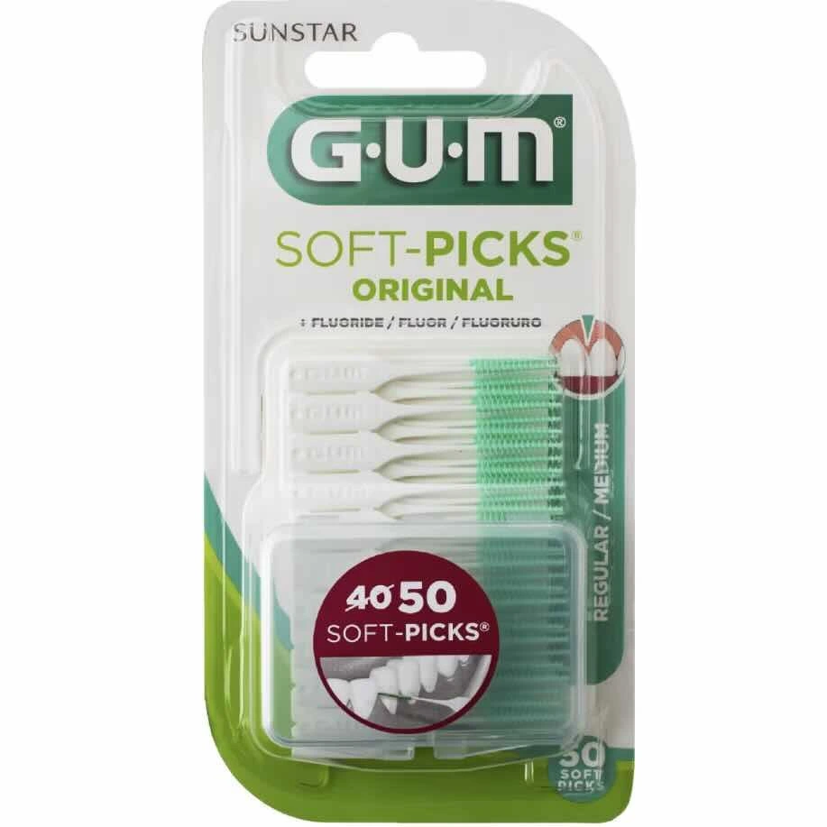 Gum Soft-Picks Original mellomromsbørste/tannstikker M 50 stk