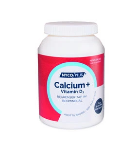 Nycoplus calcium m/D-vitamin tab 500 mg/15 mikrog