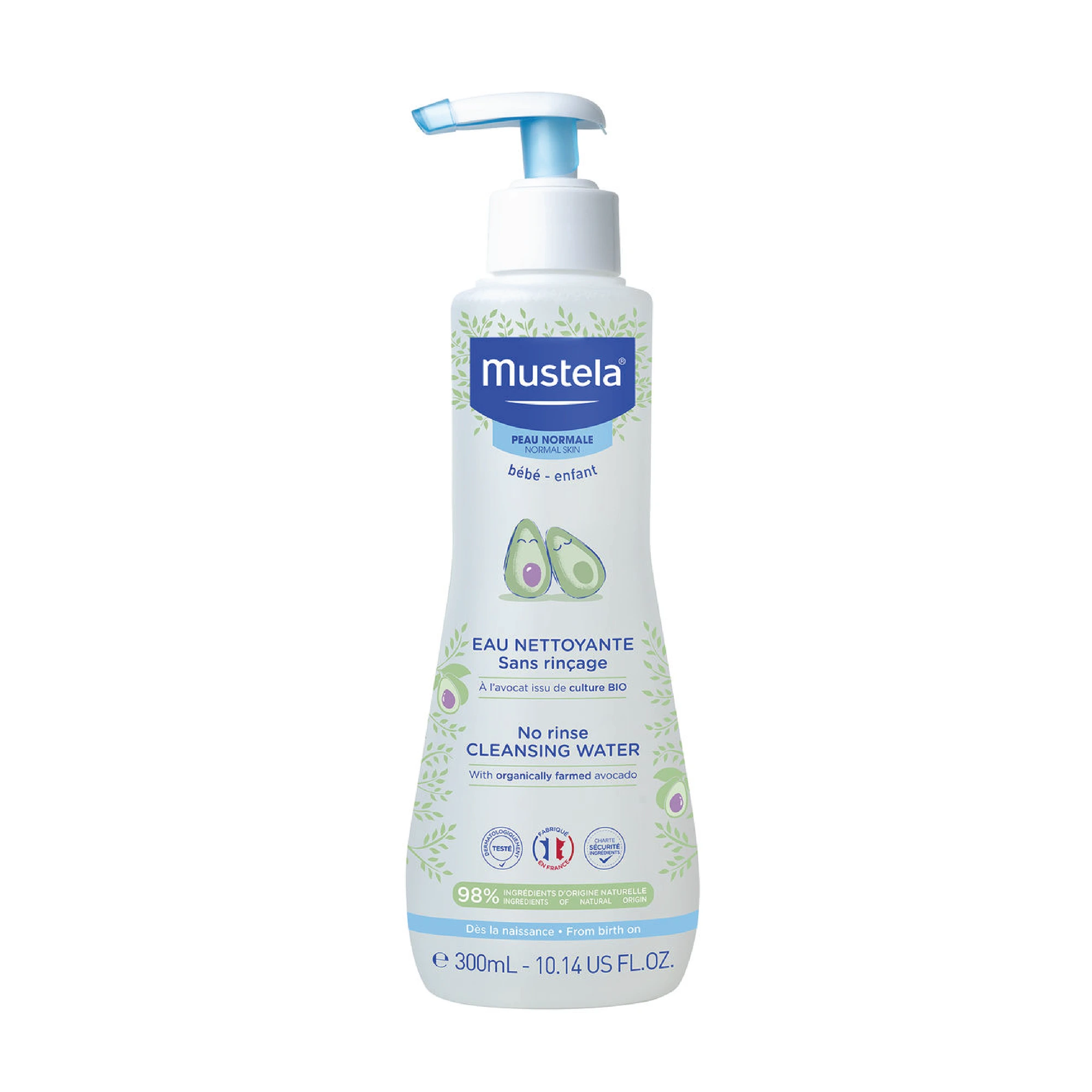 Mustela No Rinse rensevann 300 ml