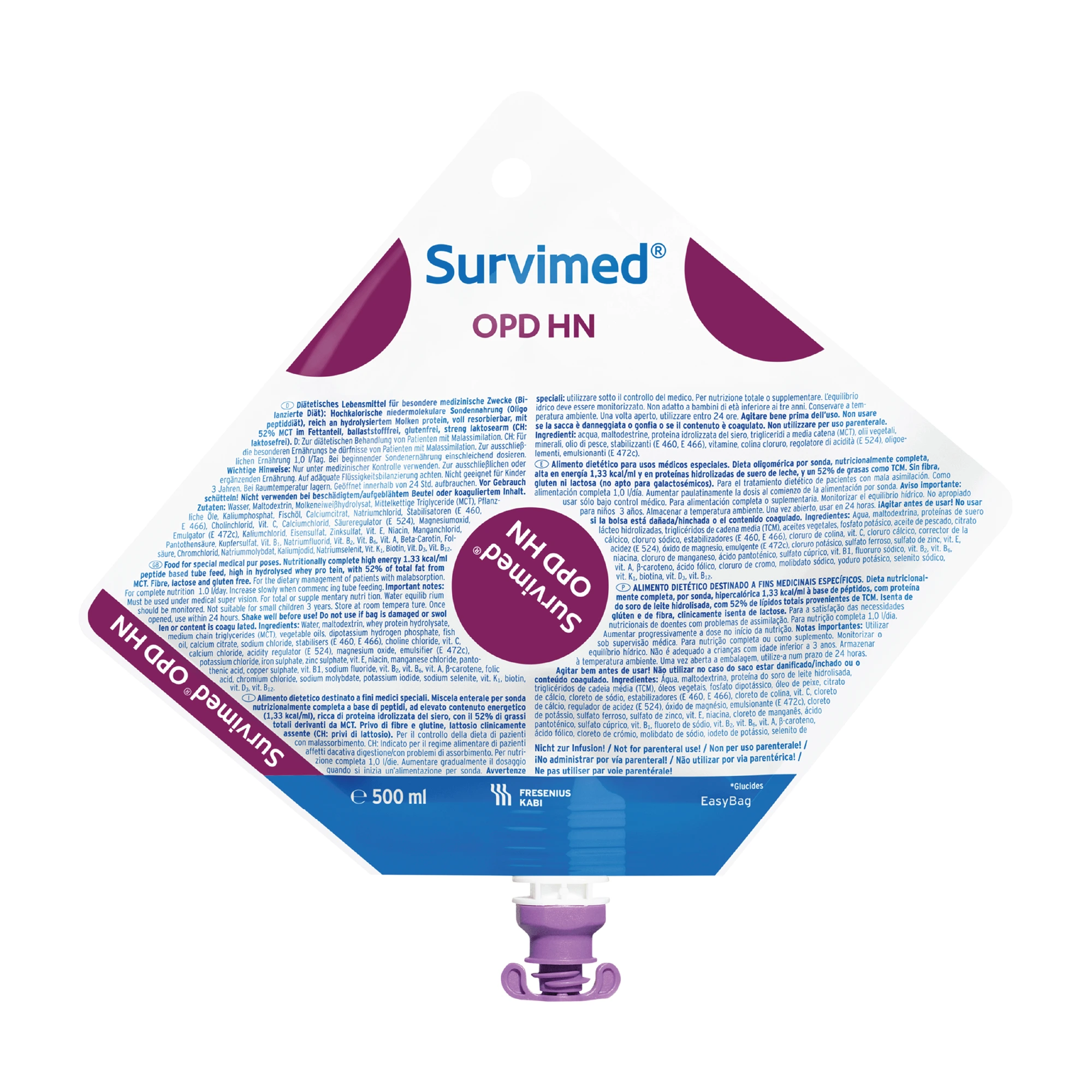 Survimed OPD HN sondeløsning 15x500 ml