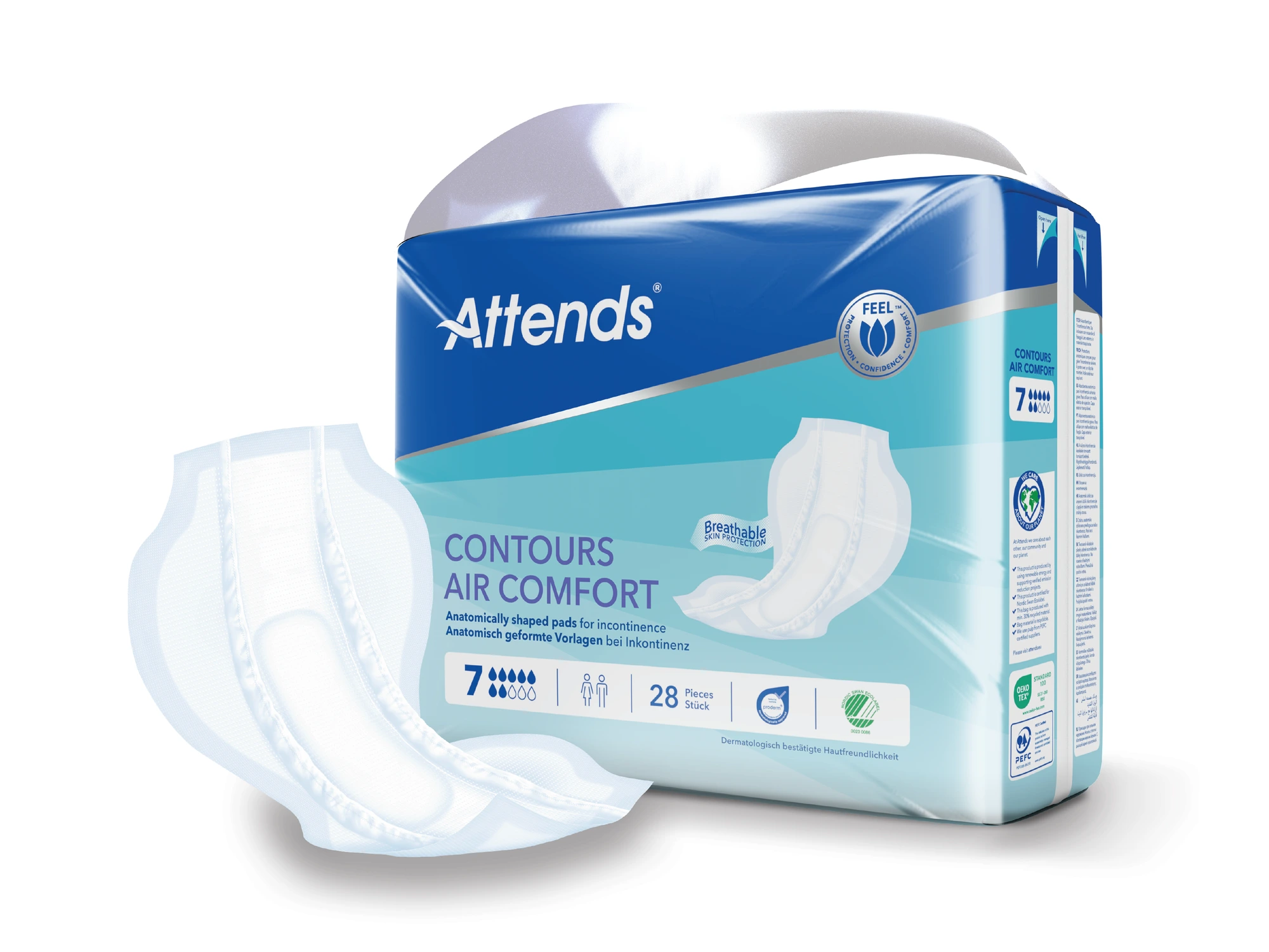 Attends Contours Air Comfort 8 28 stk