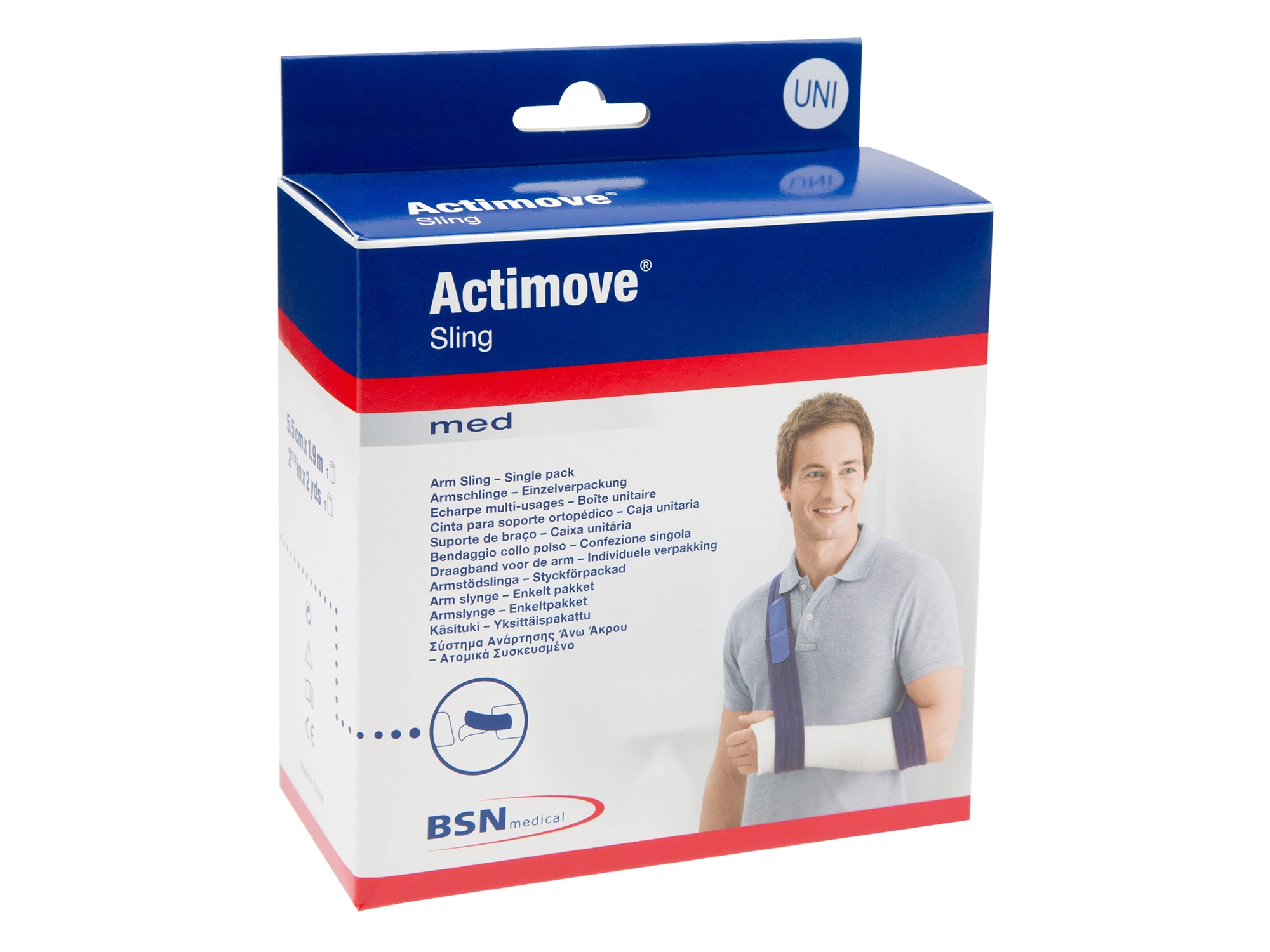 Actimove Sling Comfort armslynge 5,5 cm x 1,9 m 1 stk