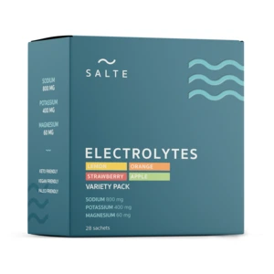 Salte elektrolytter assorterte smaker pulv til mikst, oppl 400 mg/60 mg/800 mg