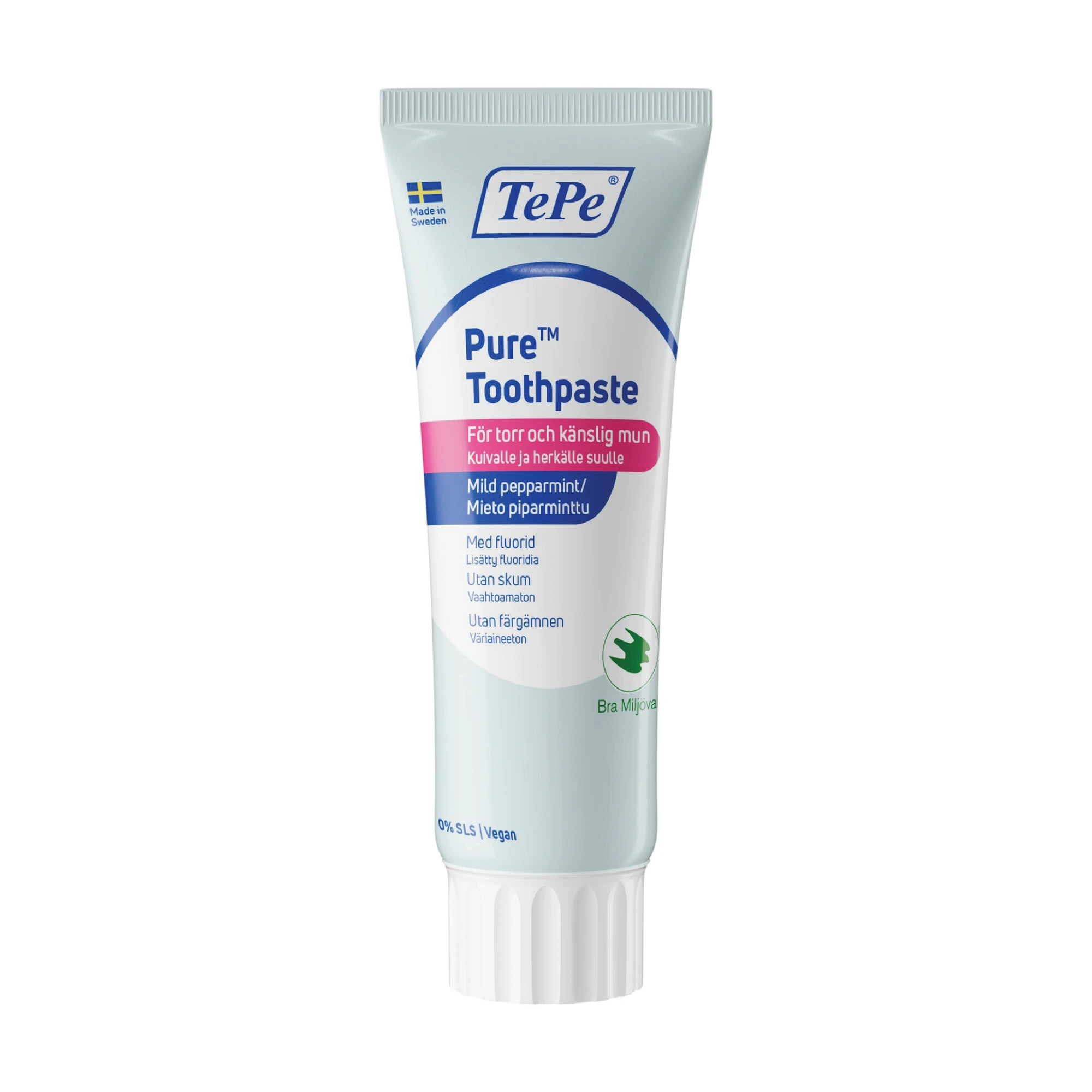 TePe Pure tannkrem mild peppermynte 75 ml