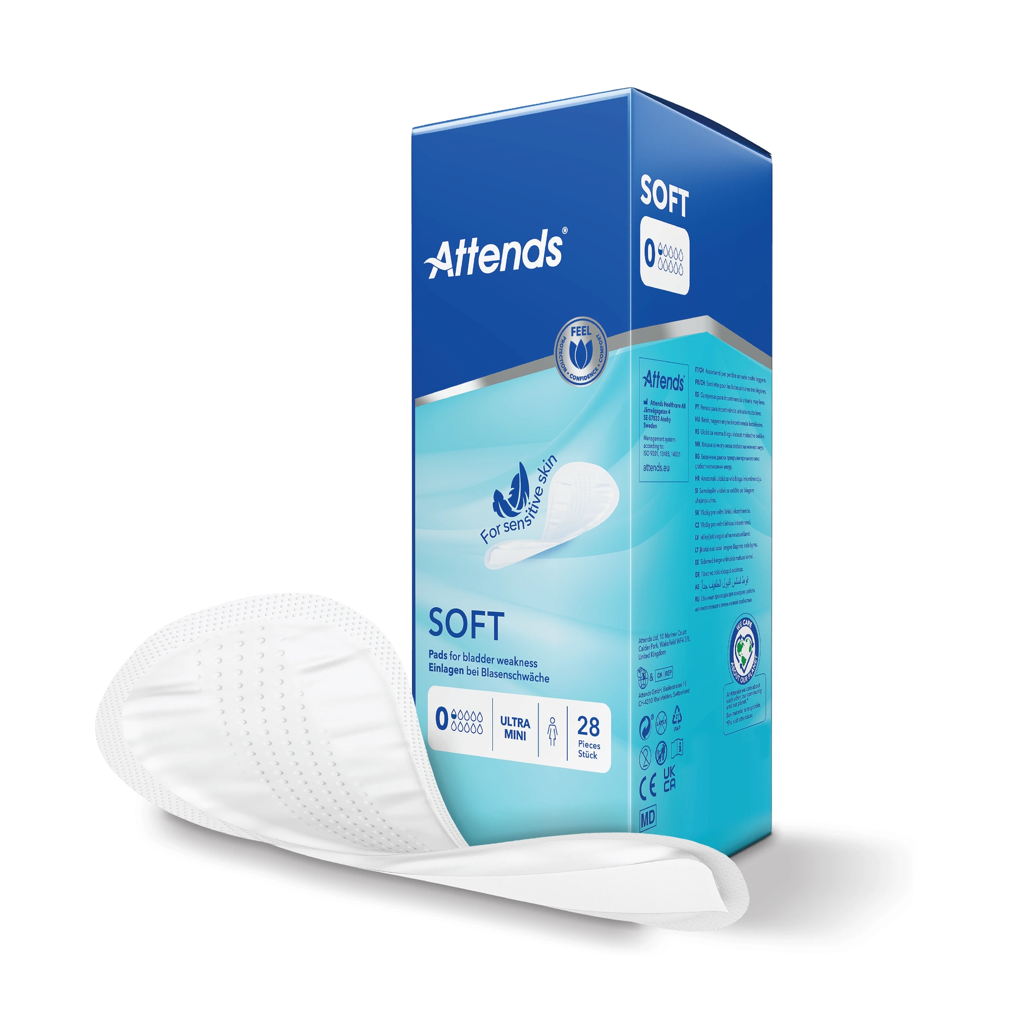 Attends Soft 0 Ultra Mini truseinnlegg 28 stk