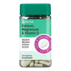 Gevita kalsium+magnesium+vitD tab 300 mg/150 mg/20 mikrog