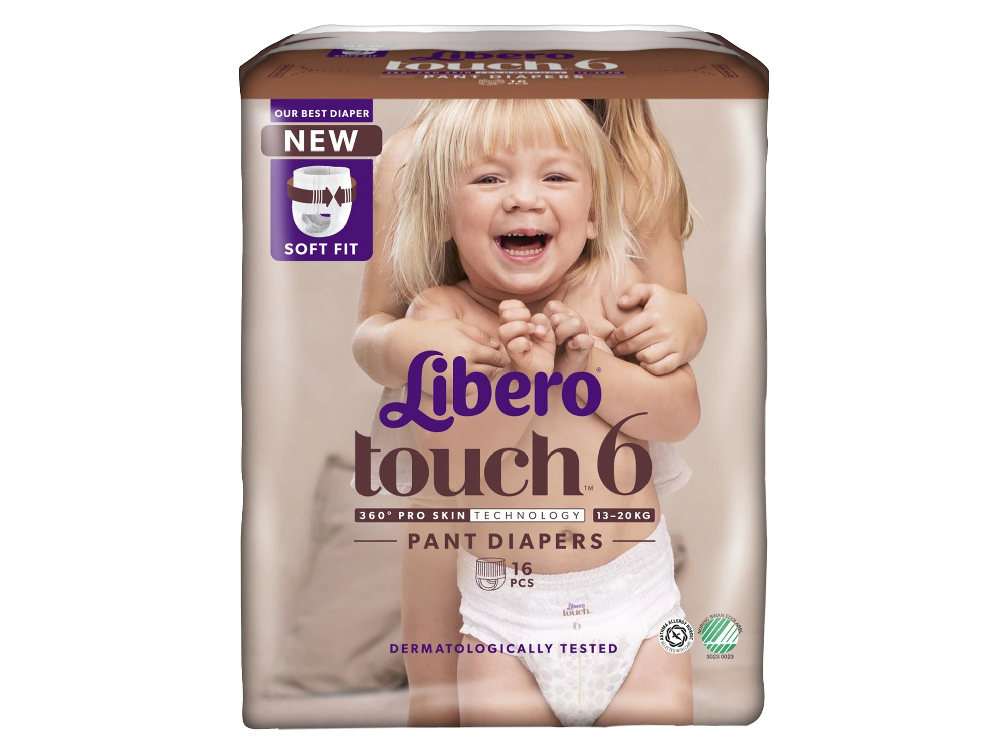 Libero Touch Pants 6 bleiebukser 13-20kg 16 stk