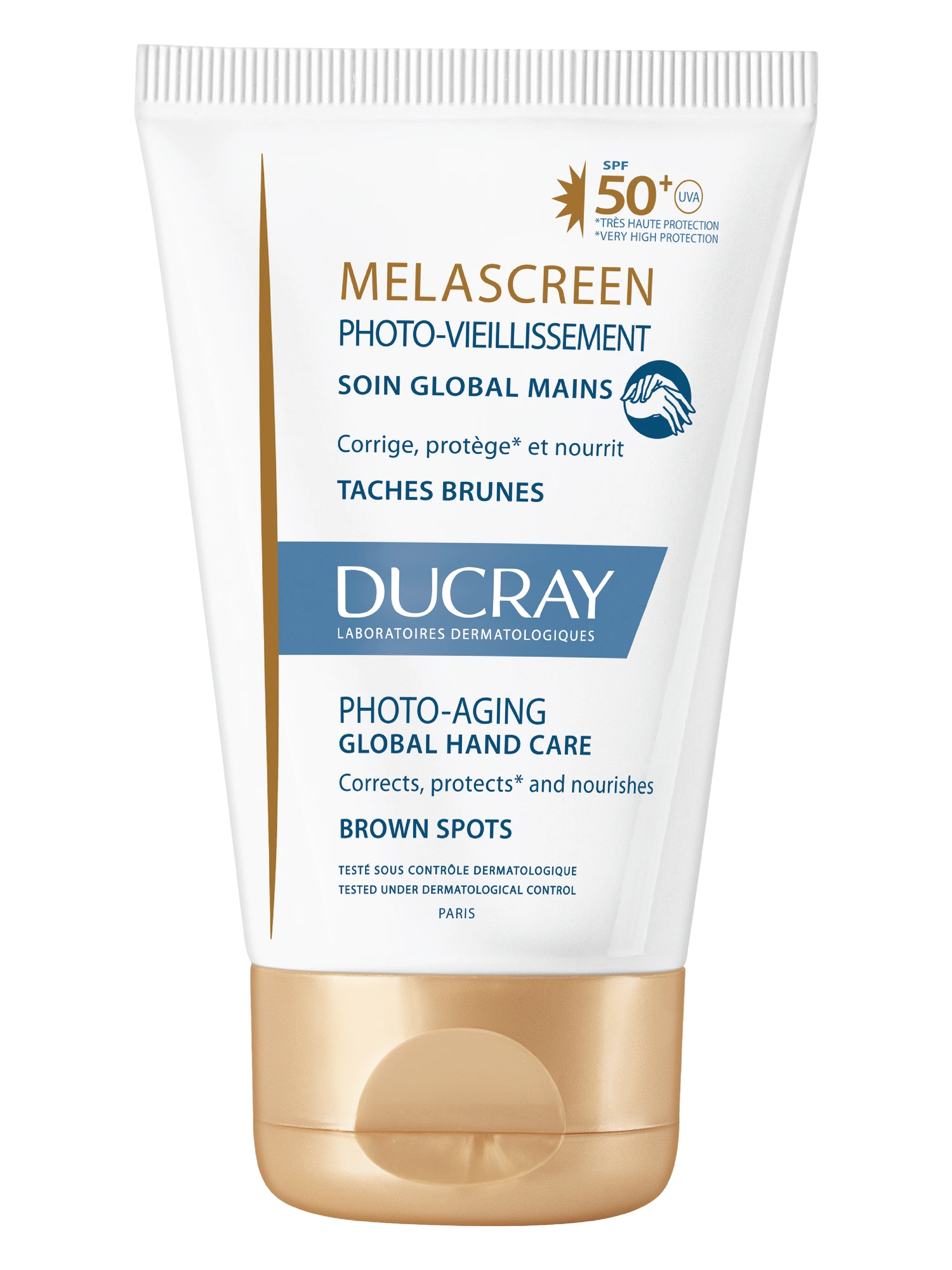 Ducray Melascreen SPF50+ håndkrem til mørke flekker 50 ml