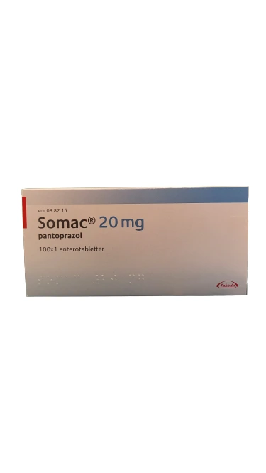 Somac enterotab 20 mg, 100 x 1 stk