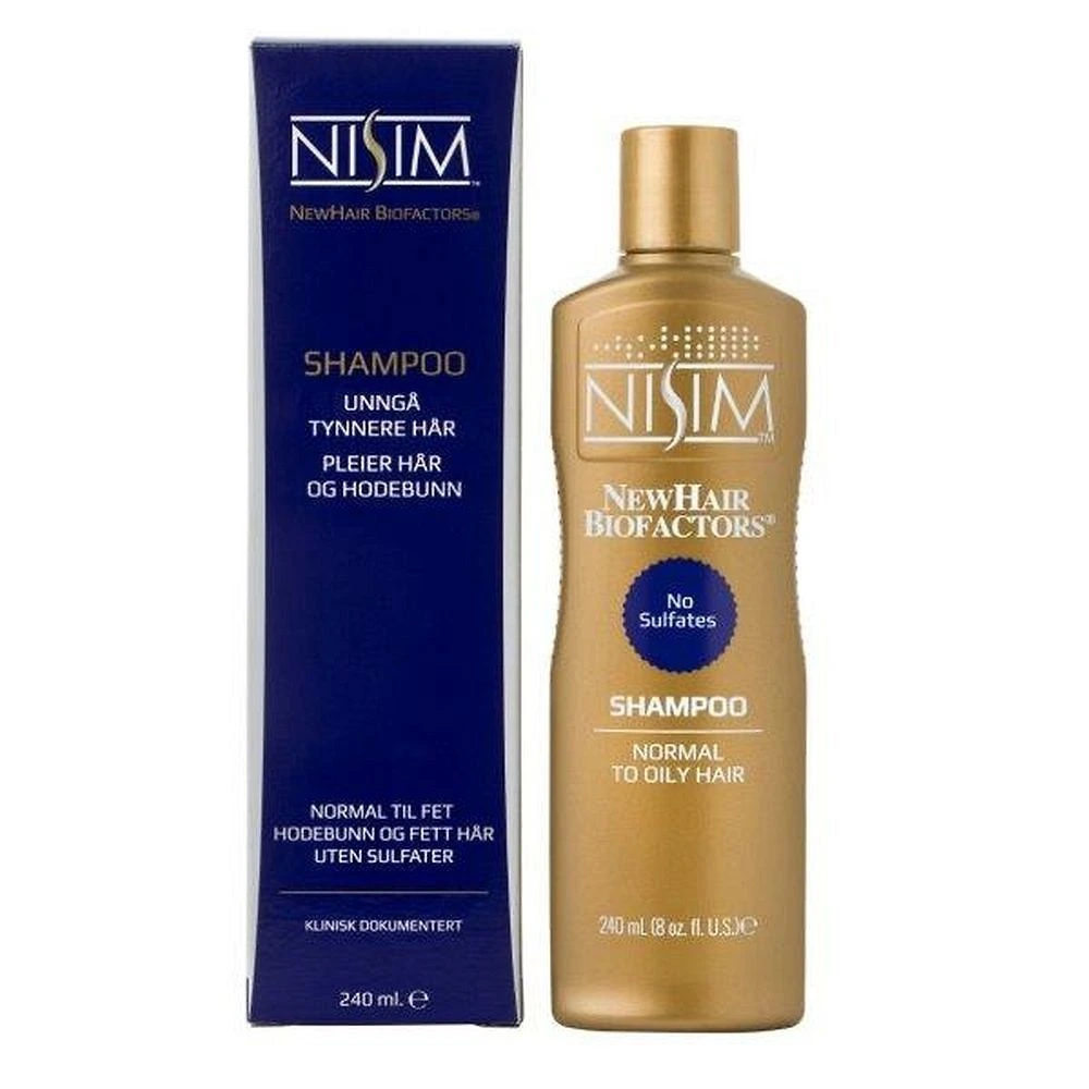 Nisim sjampo normal/fet hodebunn 240 ml