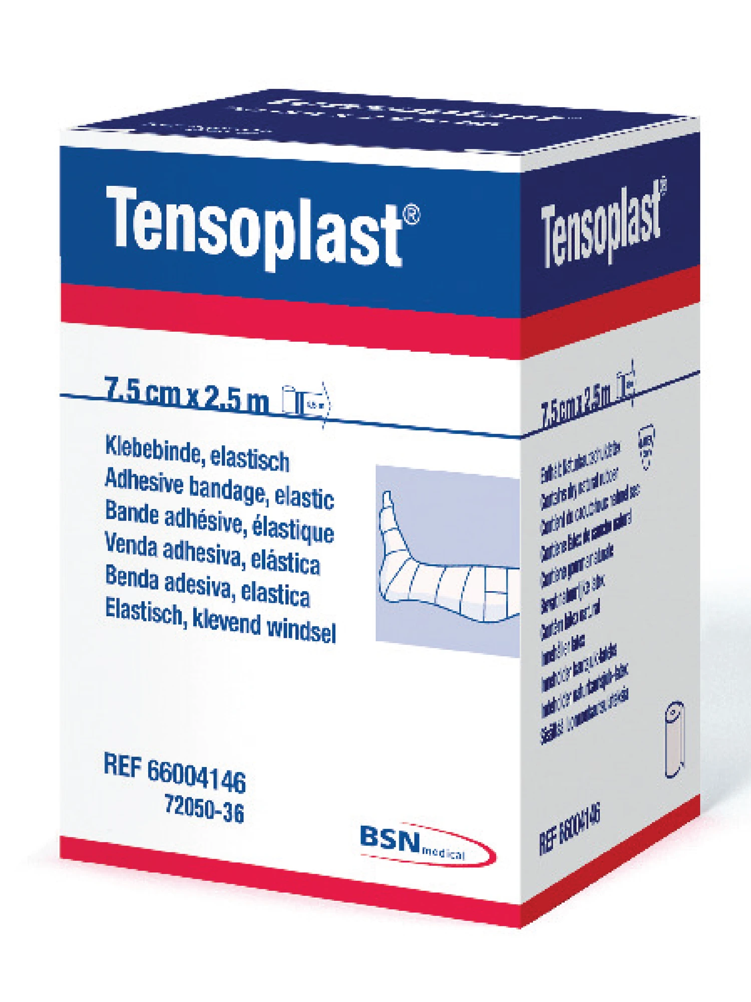 Actimove Tensoplast elastisk bandasje 7,5 cm x 4,5 m 1 stk