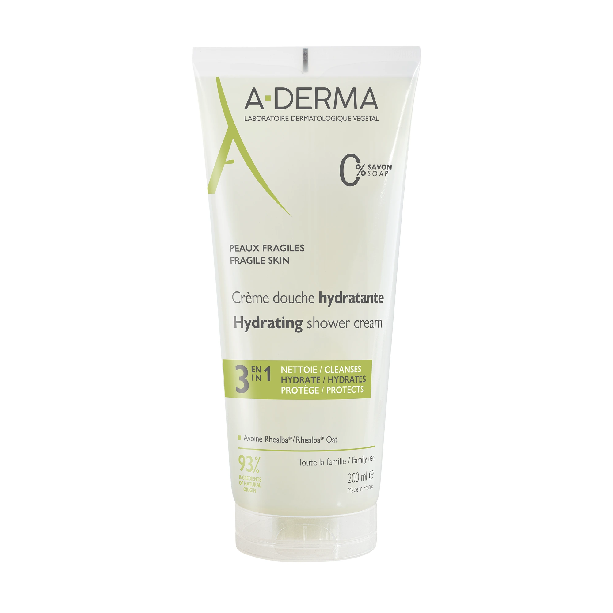 A-Derma Hydra-Protective Shower Gel, 200 ml
