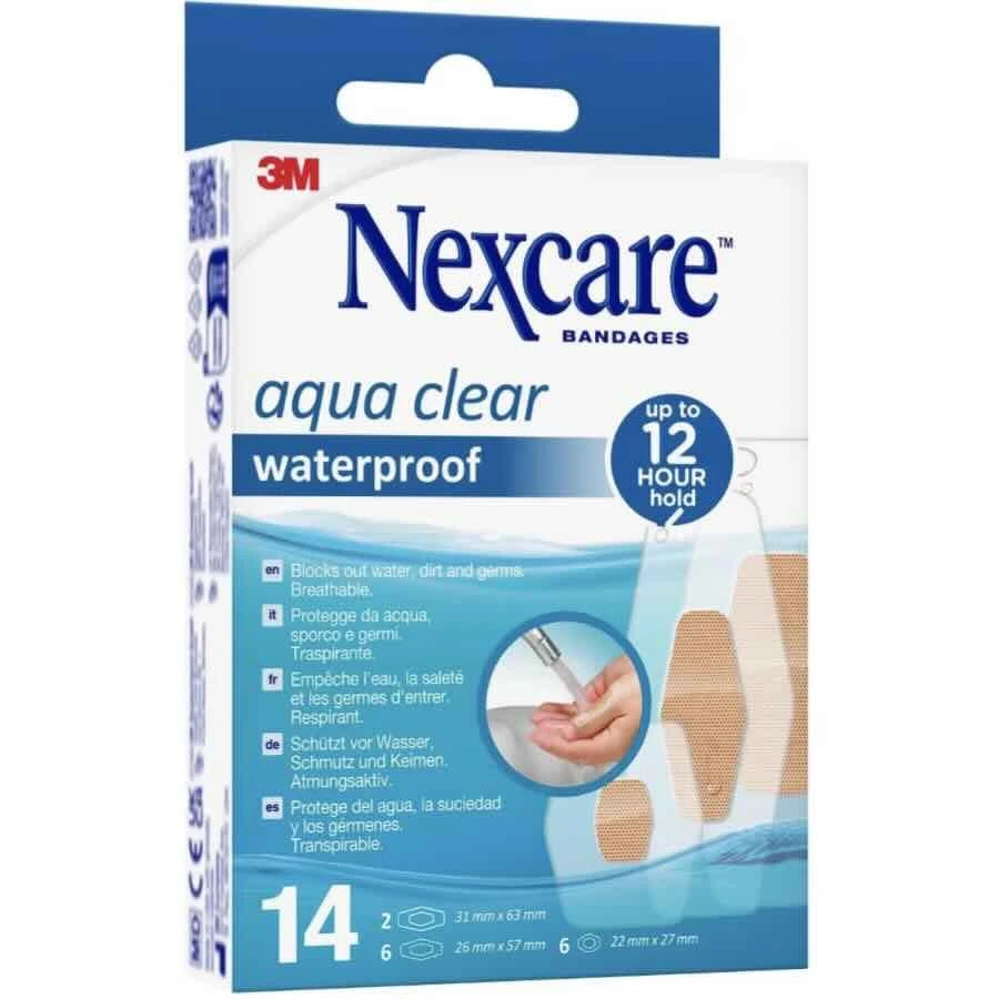 Nexcare Aqua 360 vanntett plaster 14 stk