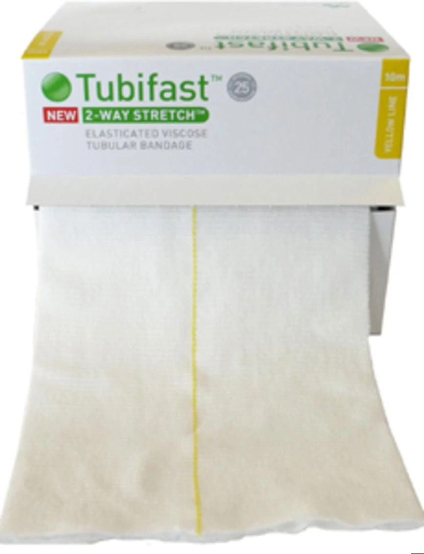 Tubifast tubebandasje 10,75cmx10m gul 1 stk