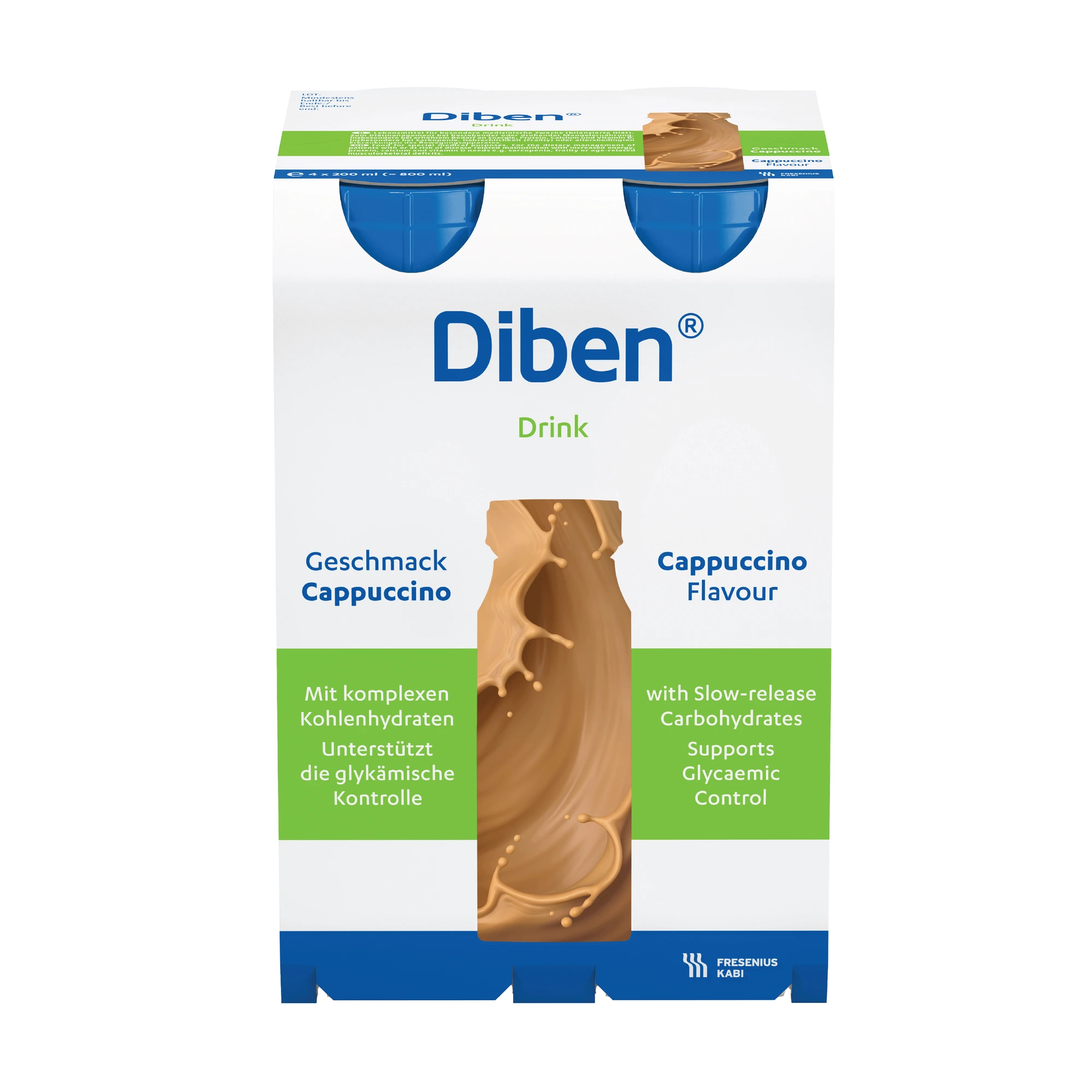 Diben Drink næringsdrikk cappuccino 4x200 ml