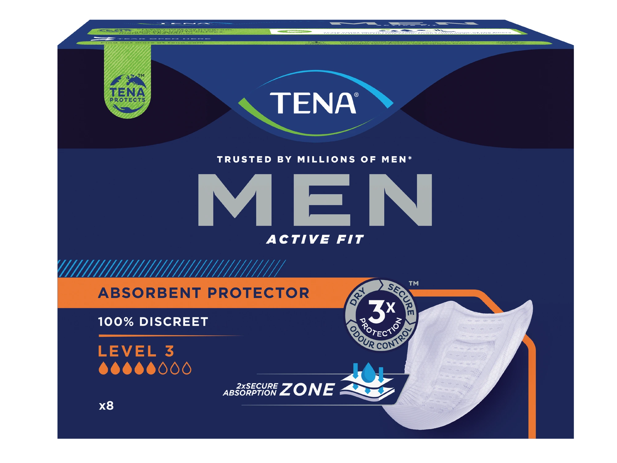 TENA Men Level 3 innlegg 8 stk
