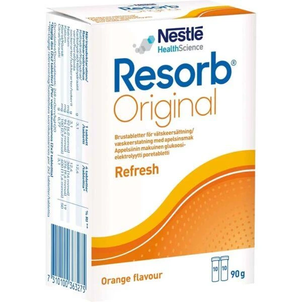 Resorb Original appelsin brusetab med appelsinsmak