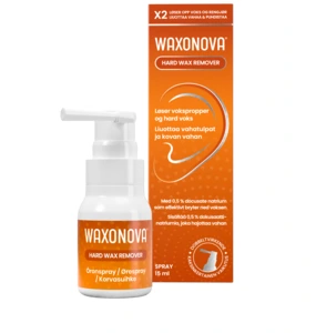 Waxonova Hard Wax Remover ørespray 15 ml