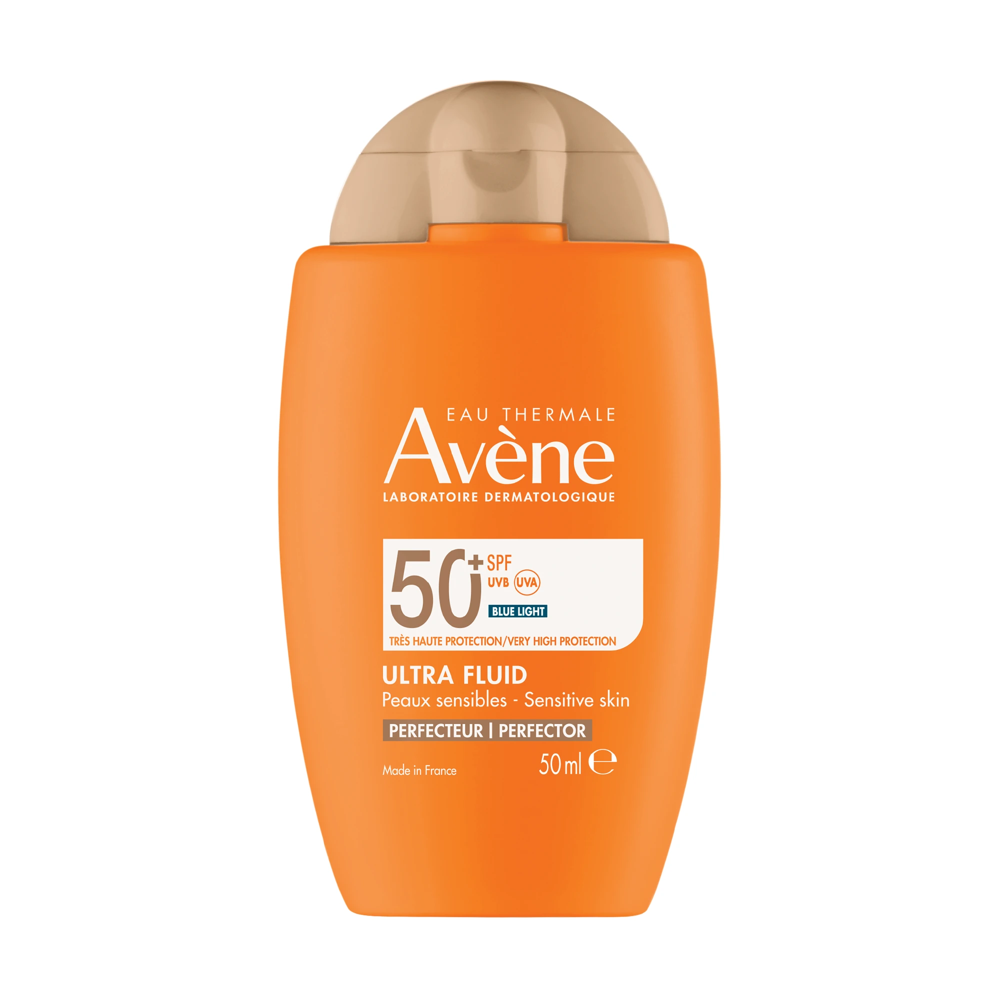Avène Sun Ultra Fluid Perfector solkrem ansikt SPF50+ 50 ml