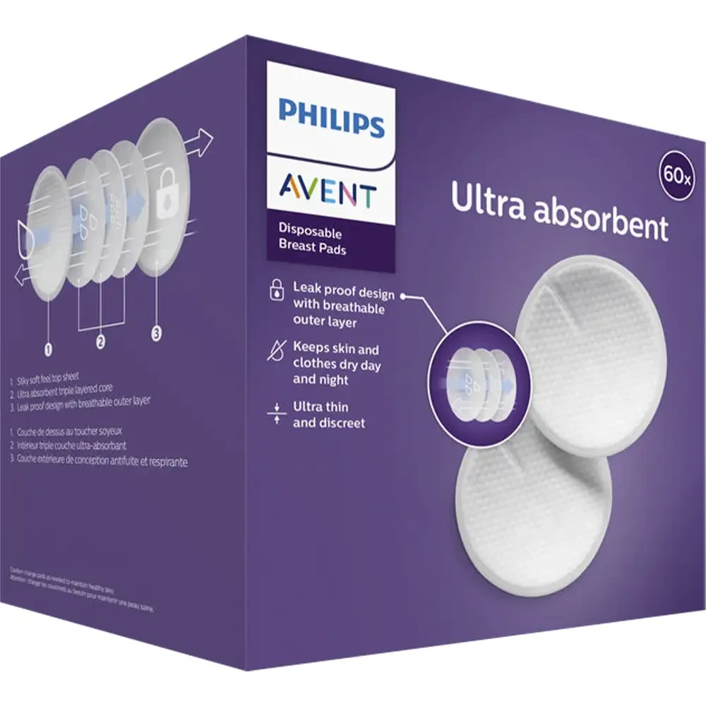 Philips Avent ammeinnlegg 60 stk