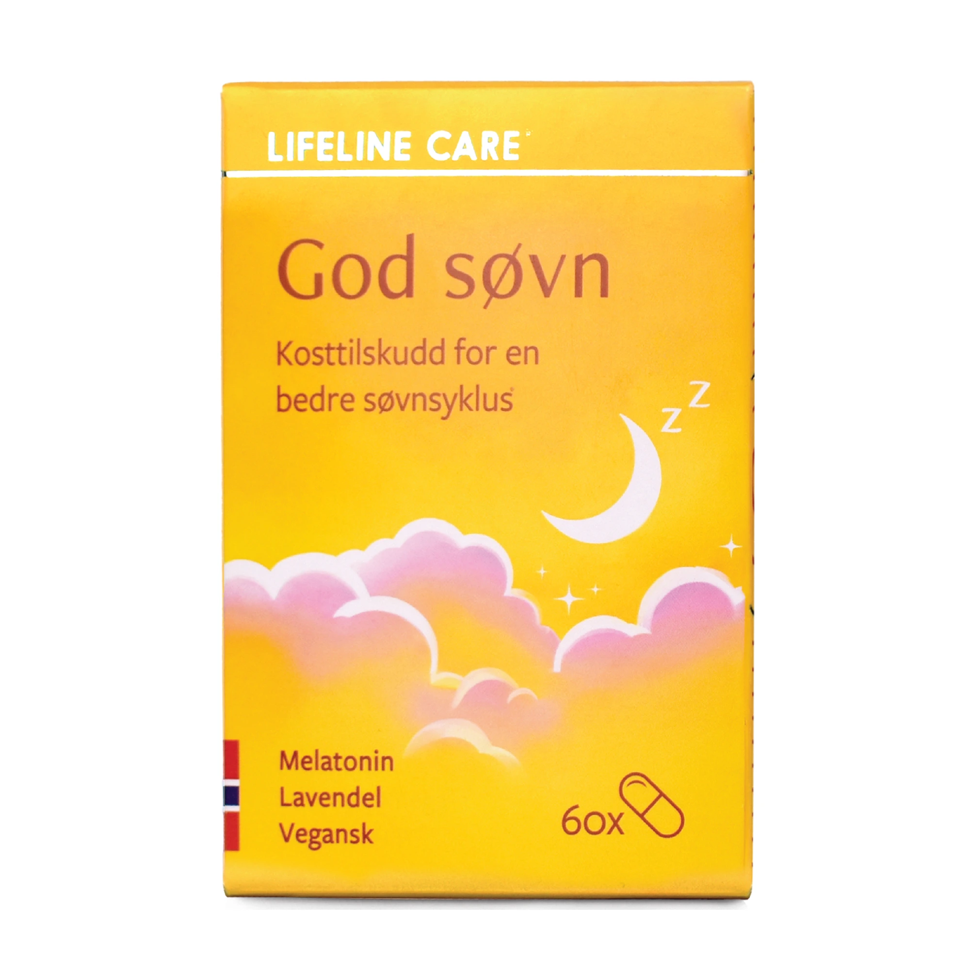 Lifeline care god søvn melatonin kaps