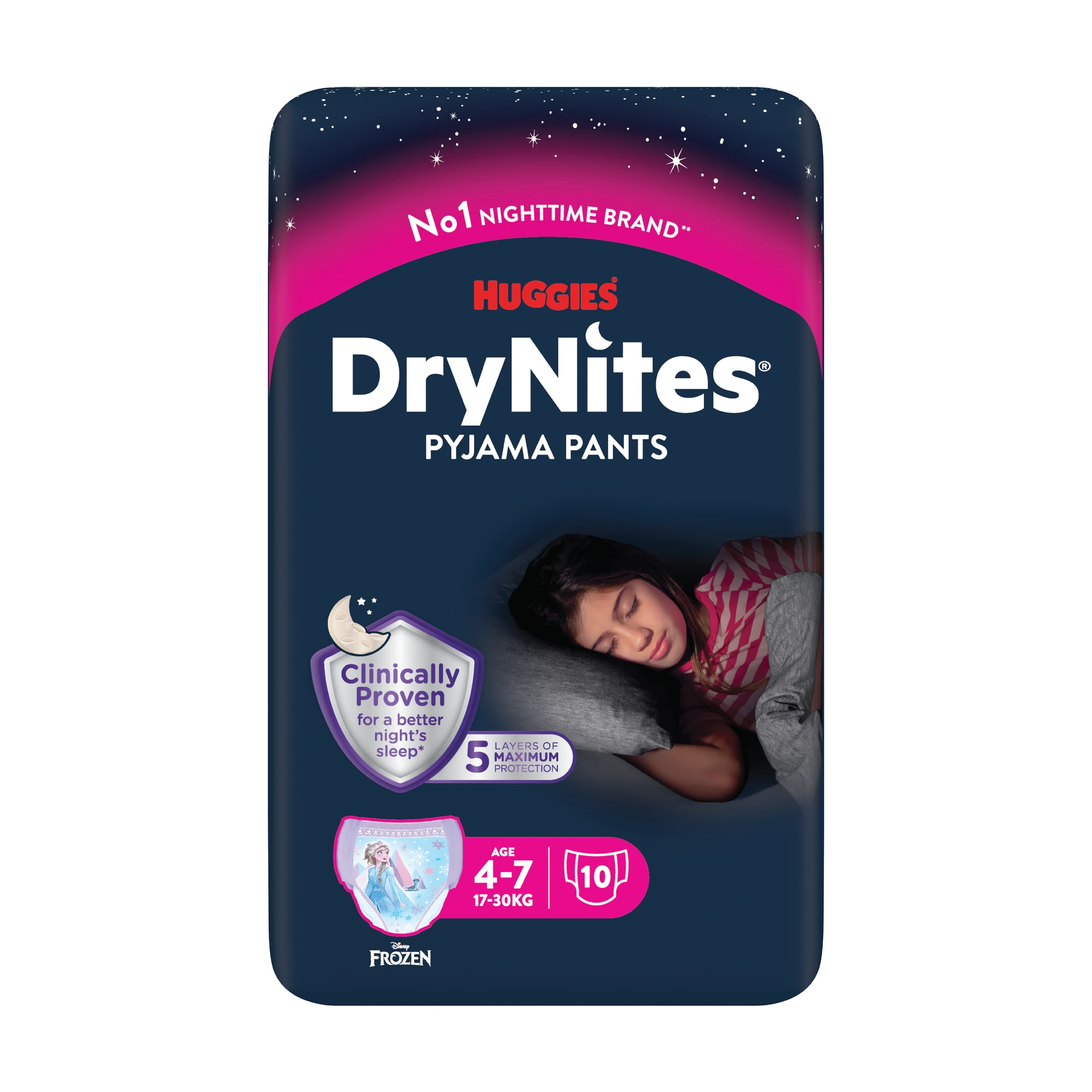 DryNites bleier jente 4-7 år 10 stk