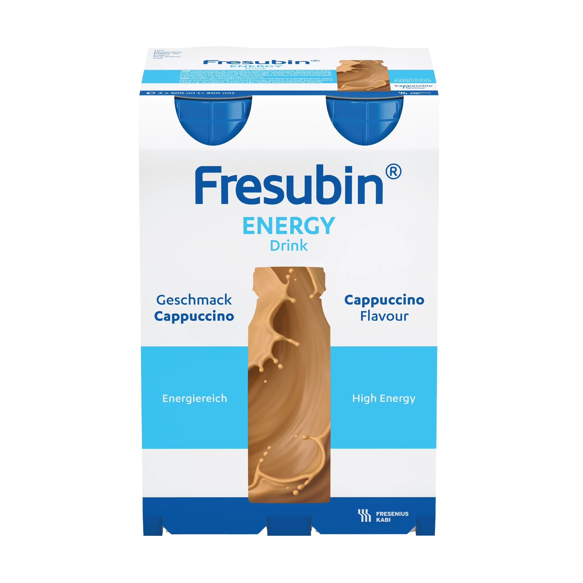 Fresubin Energy Drink næringsdrikk cappuccino 4x200 ml