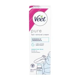 Veet Pure Bikini & Underarms hårfjerningskrem 100 ml