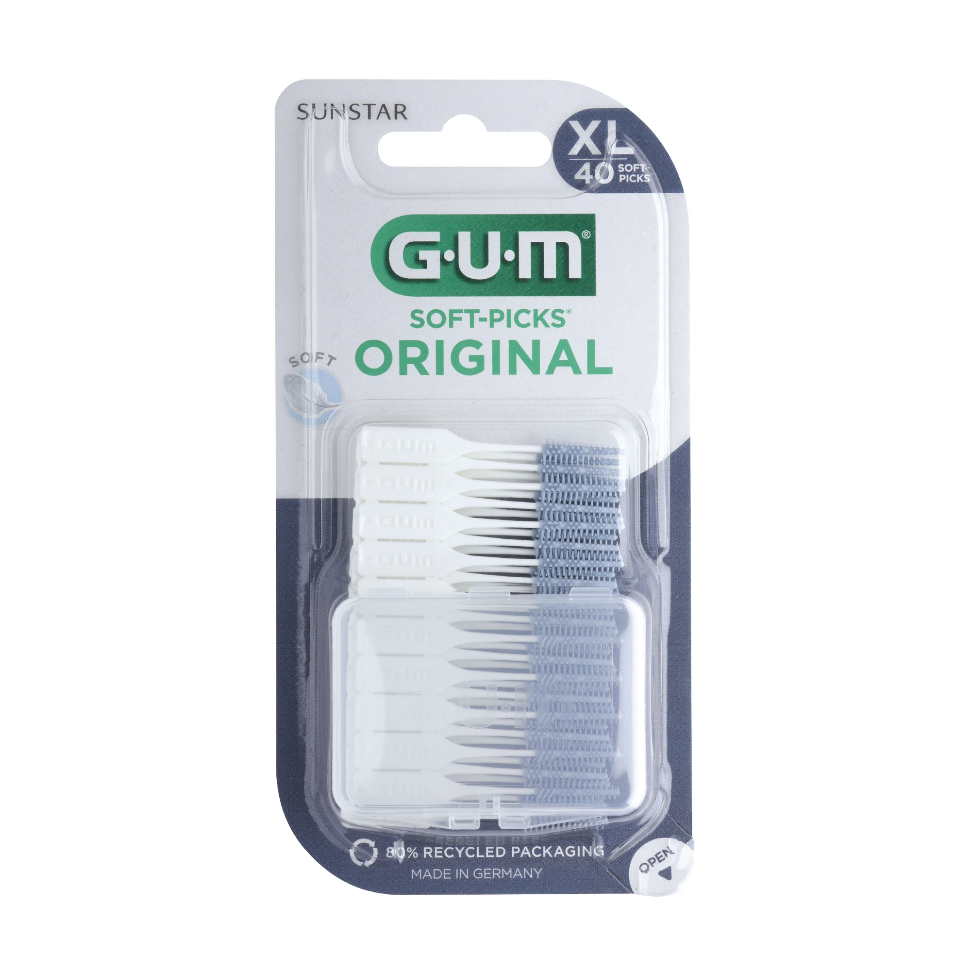 Gum Soft Picks Original mellomromsbørste/tannstikker XL 40 stk