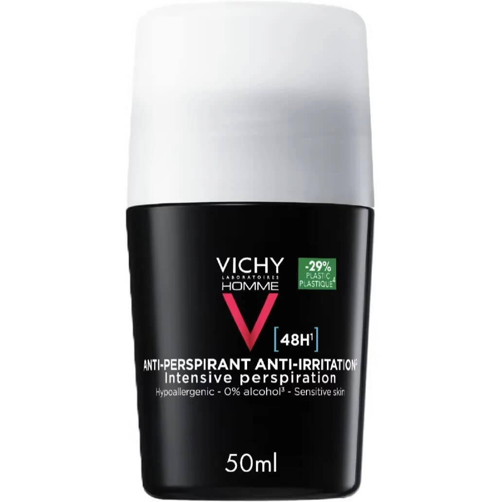 Vichy Homme 48H Anti-Irritation Deo antiperspirant uten parfyme 50 ml