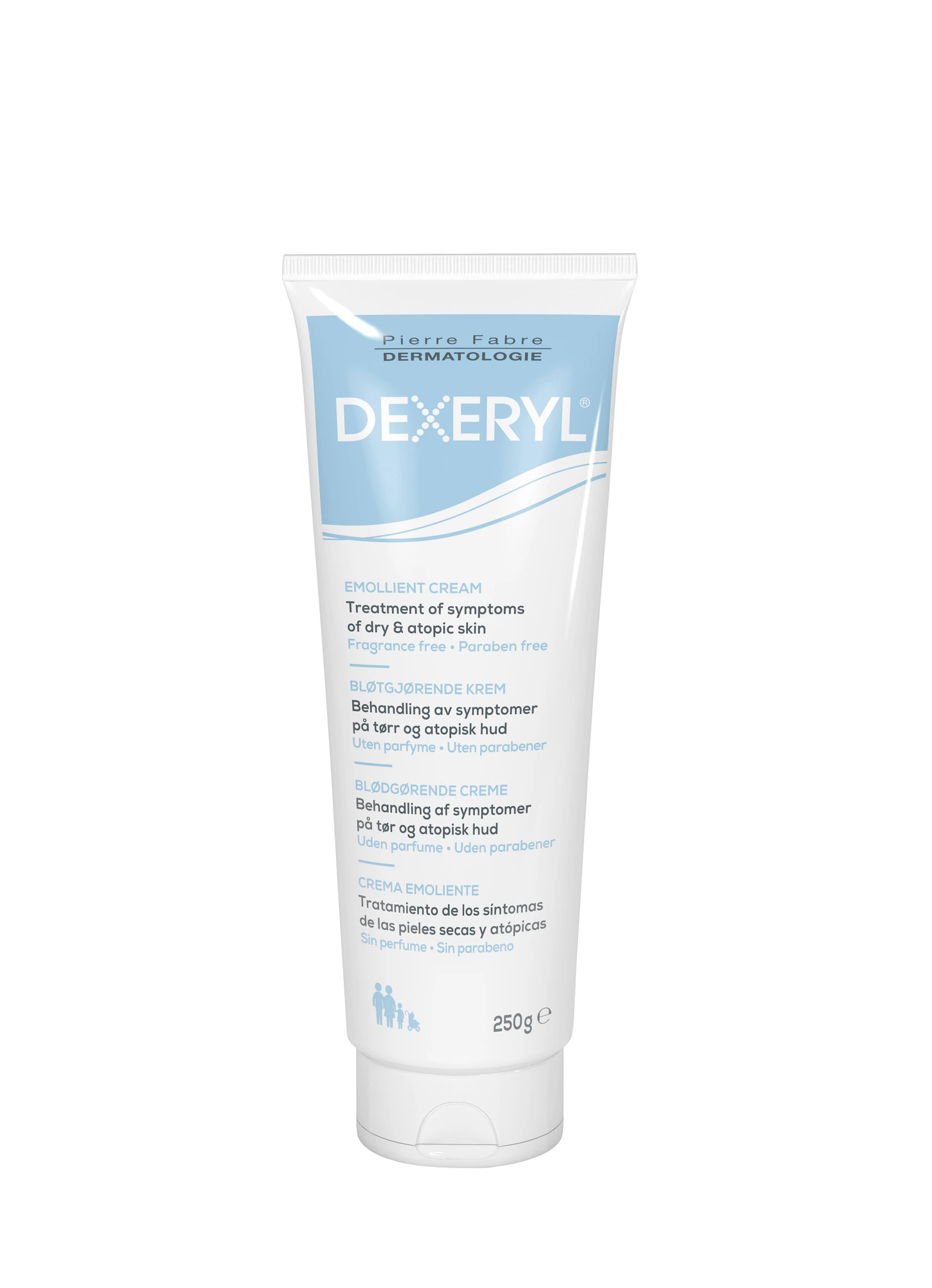 Dexeryl fuktighetskrem 250 ml