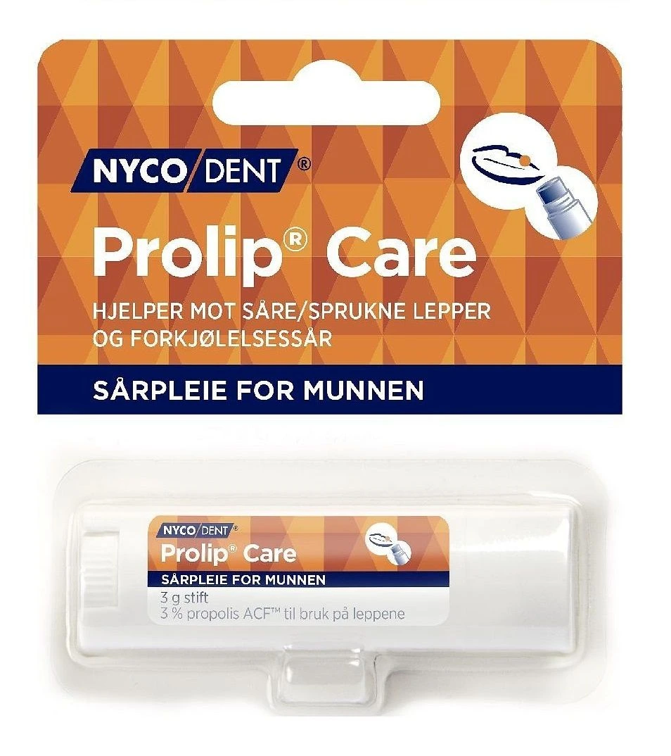 Nycodent Prolip Care stift med 3 % propolis ACF 4 g