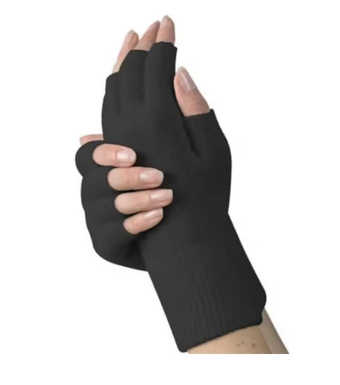 Medima halvfingervanter sort onesize 1 par