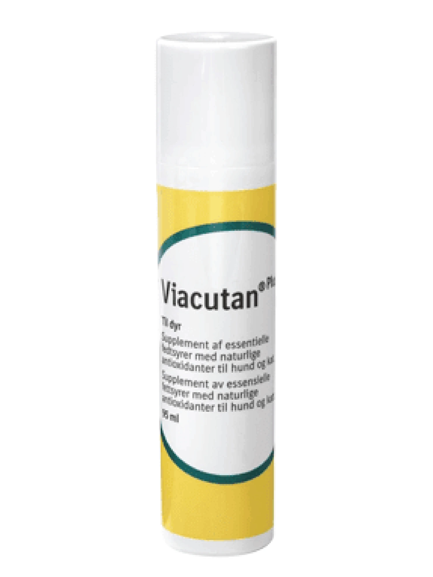 Viacutan Plus pumpeflaske fôrtilskudd hund og katt 95 ml
