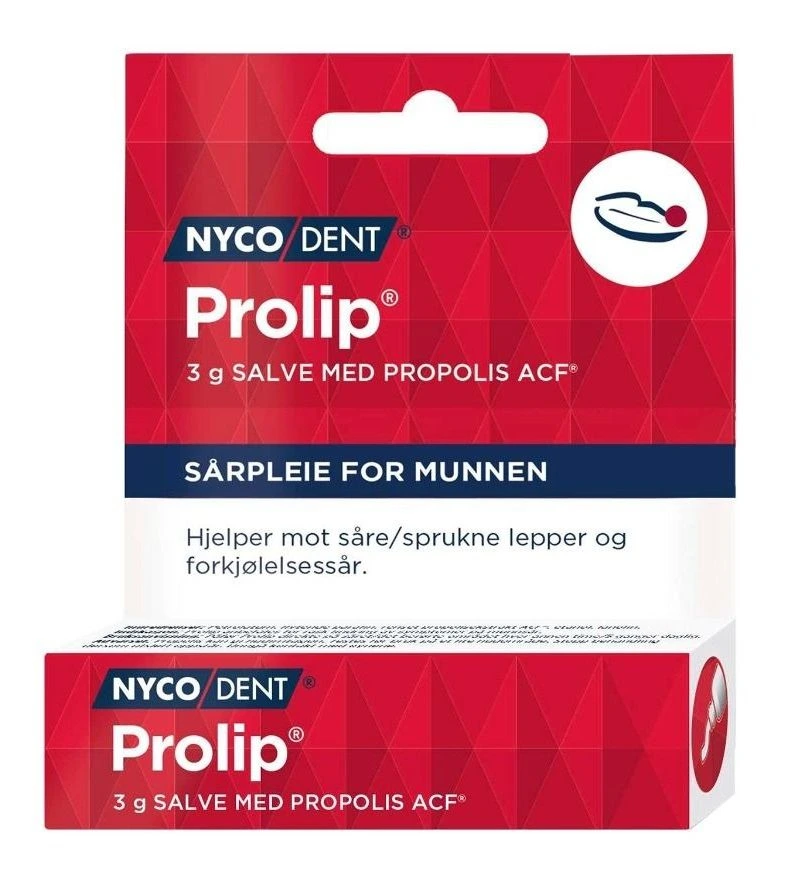 Nycodent Prolip salve med 3 % propolis ACF 3 g