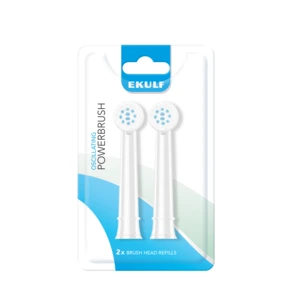 Ekulf PowerBrush White børstehoderefill 2 stk