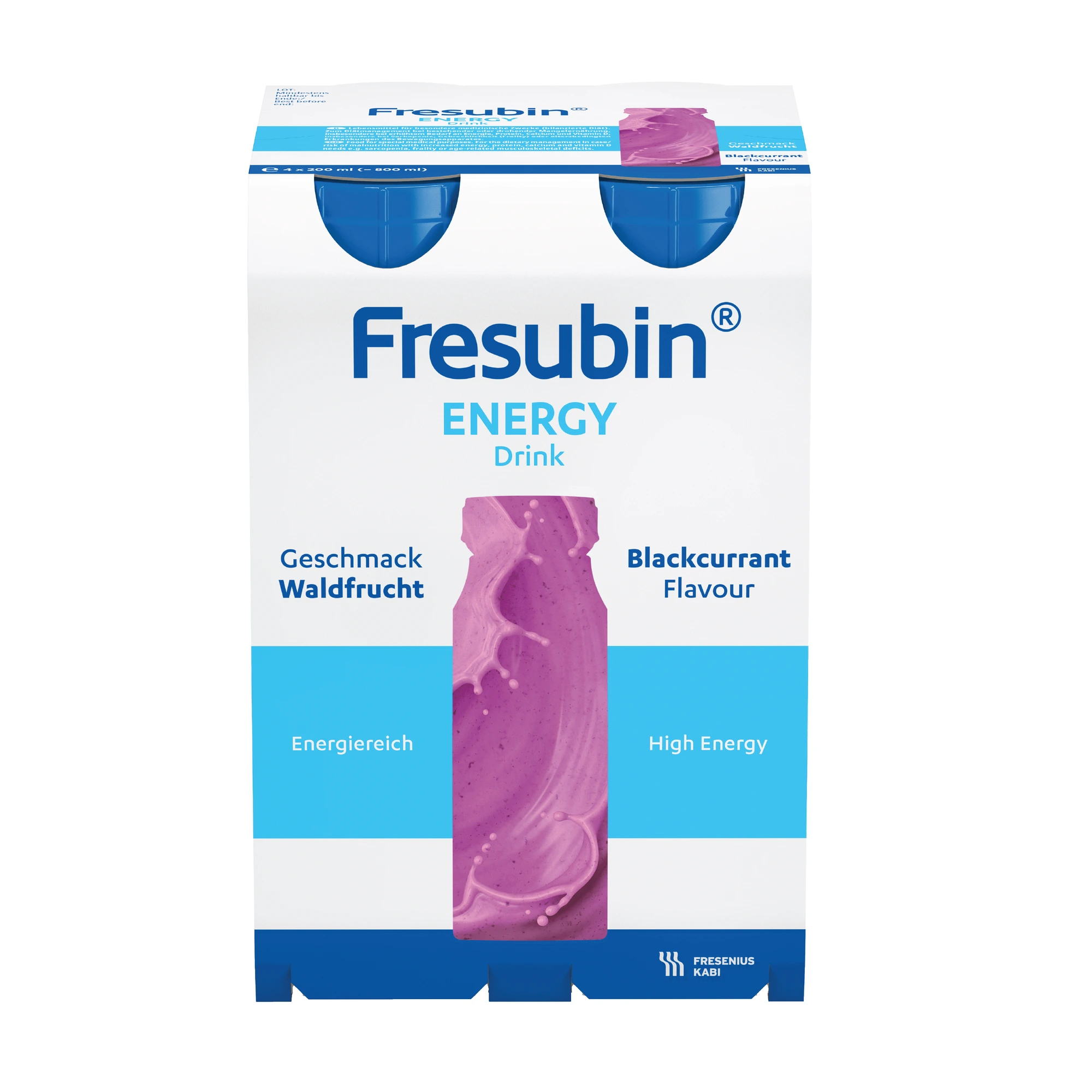 Fresubin Energy Drink næringsdrikk solbær 4x200 ml