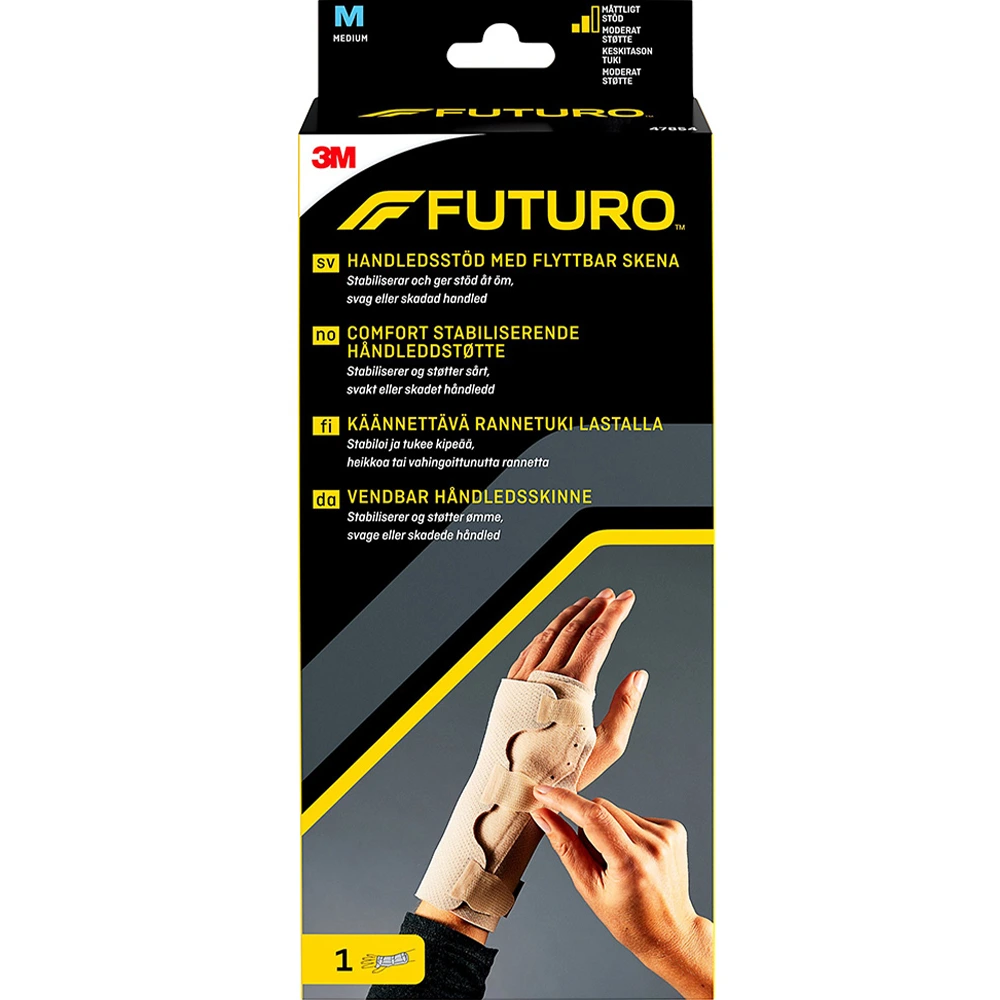 Futuro Comfort stabiliserende håndleddstøtte str M 1 stk