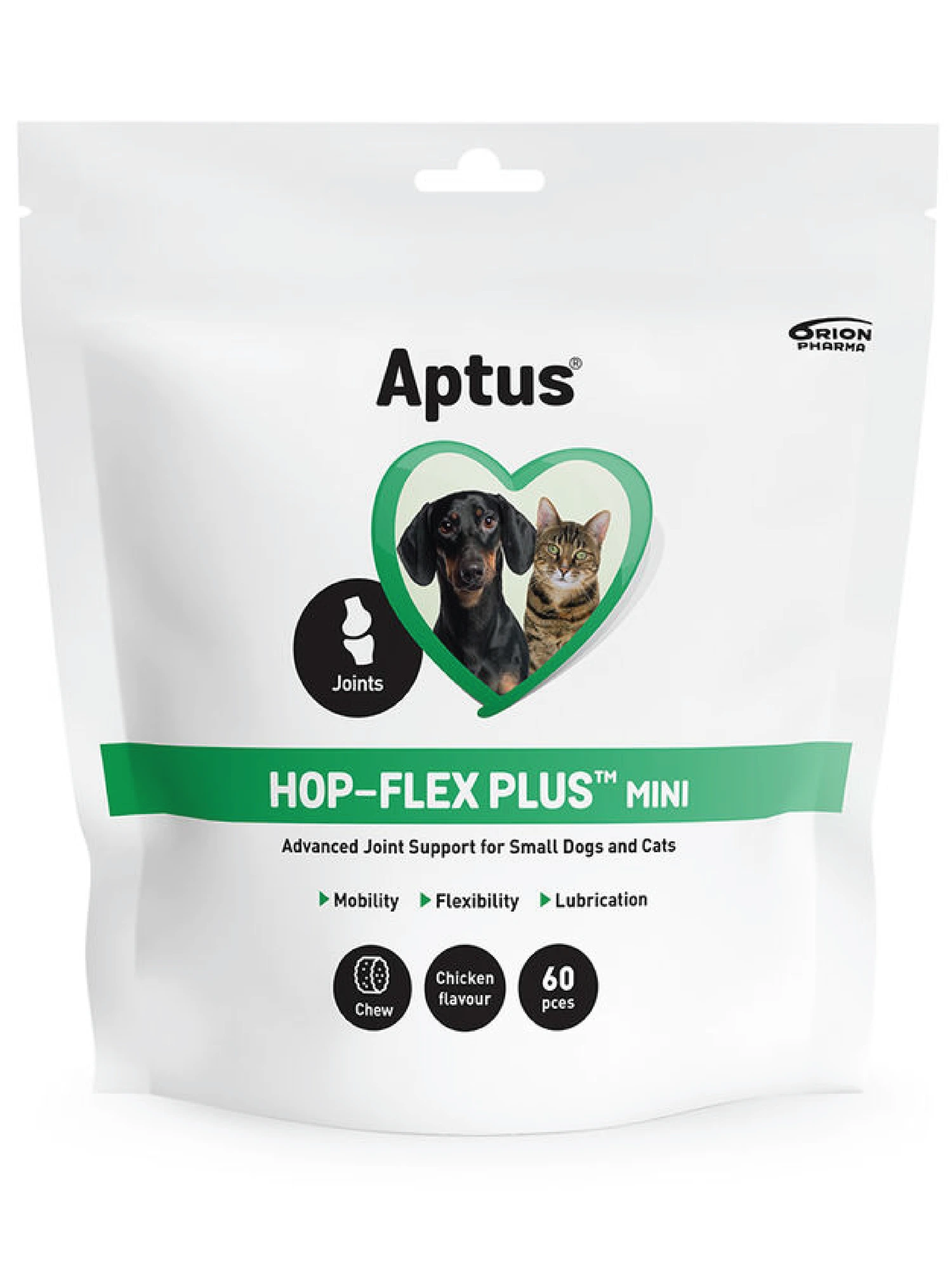 Aptus Hop-Flex Plus Mini tyggebiter til hund og katt 60 stk