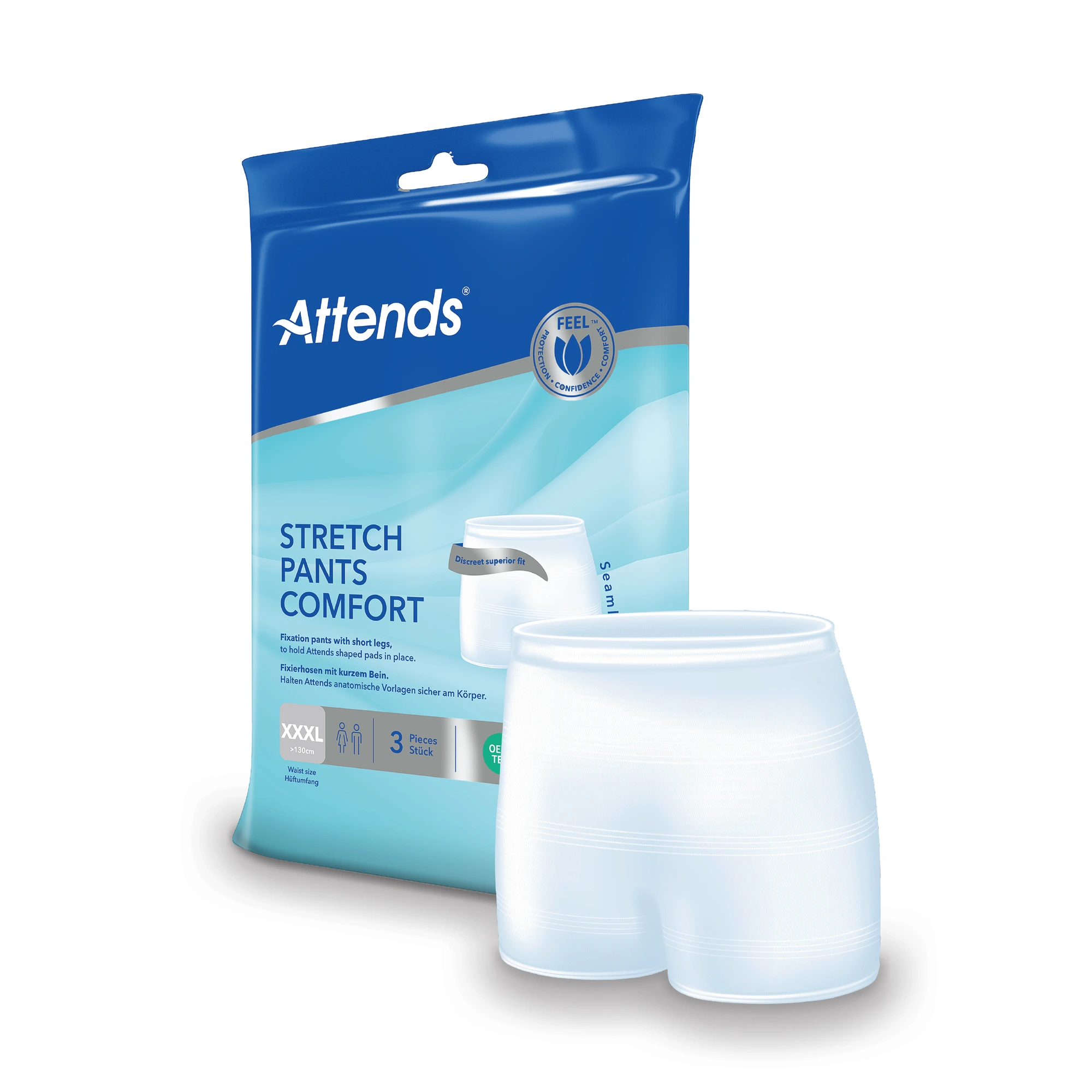 Attends Stretchpant Comfort Bariatric truse XXXL 3 stk