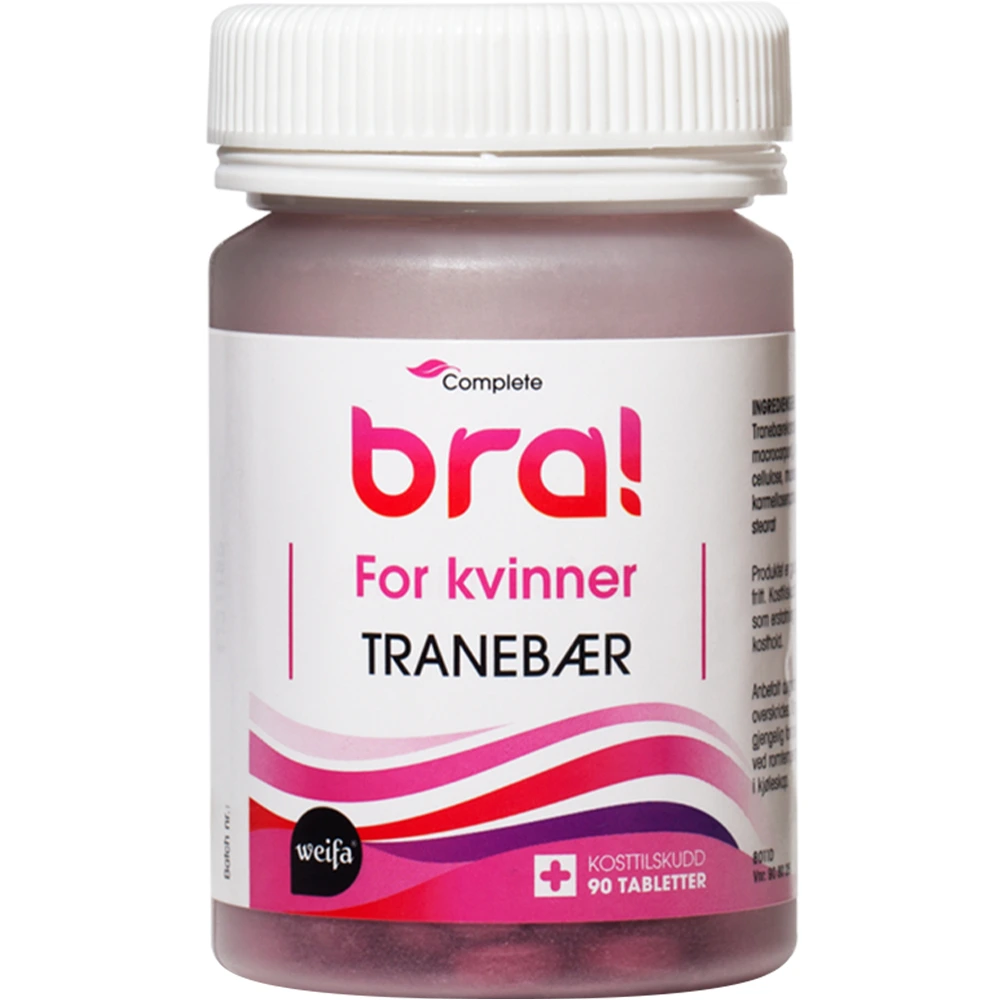 Complete Bra tranebær tab 200 mg
