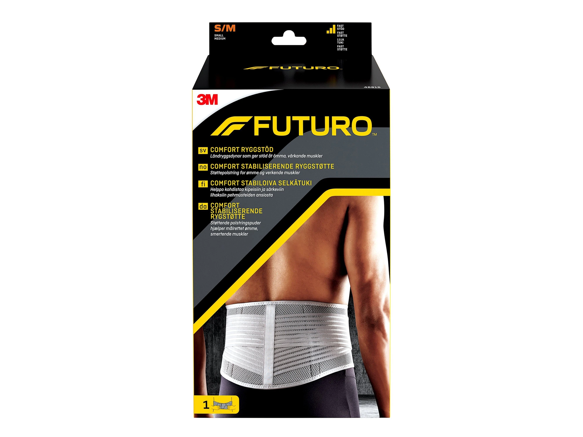 Futuro Comfort stabiliserende ryggstøtte str S/M 1 stk