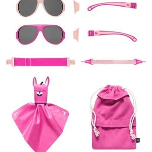 Mokki Click & Change solbrille til barn 2-5 år rosa