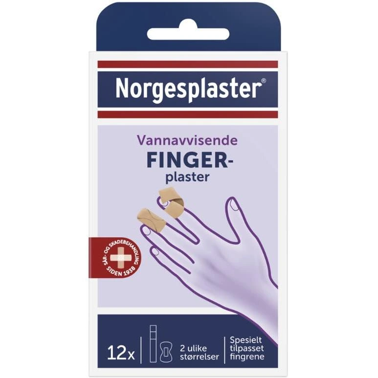 Norgesplaster Universal fingerplaster 12 stk
