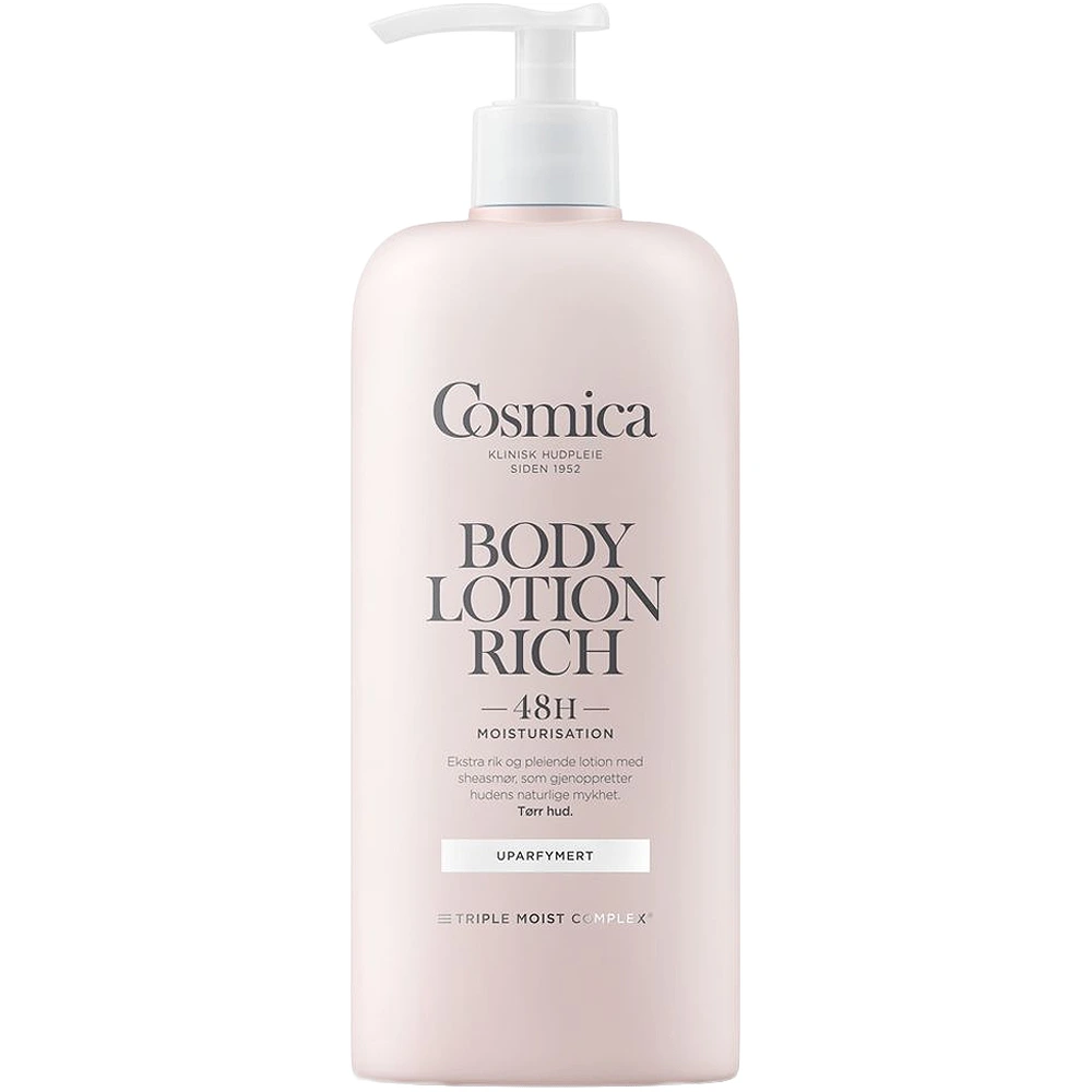 Cosmica Body Lotion Rich uten parfyme 400 ml
