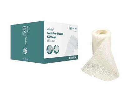 Klinifix Cohesive elastisk bind 10 cm x 4 m 5 stk