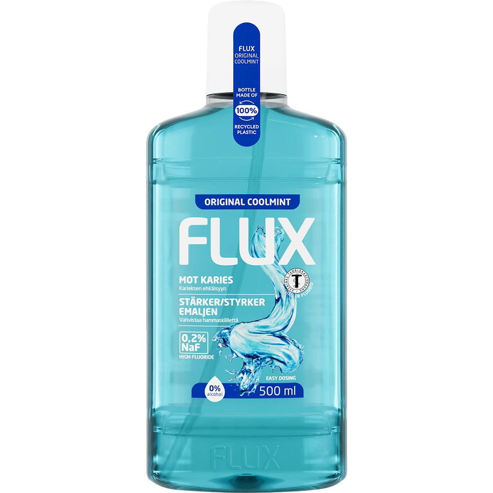 Flux Original Coolmint 0,2 % fluorskyll 500 ml
